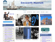 Tablet Screenshot of emsworthmuseum.org.uk